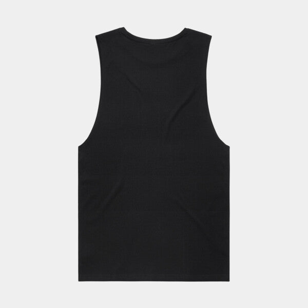 Mens Organic Cotton Tank Cuffed Neck