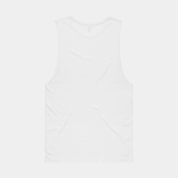 Mens Organic Cotton Tank Cuffed Neck